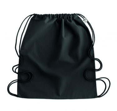 Logo trade advertising products picture of: Organic cotton drawstring bag