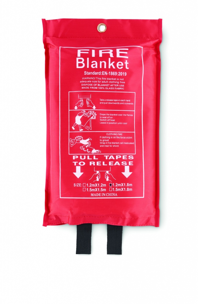Logotrade corporate gifts photo of: Fire blanket in pouch 120x180