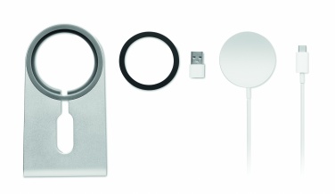 Logo trade promotional items picture of: Portable magnetic charger 15W