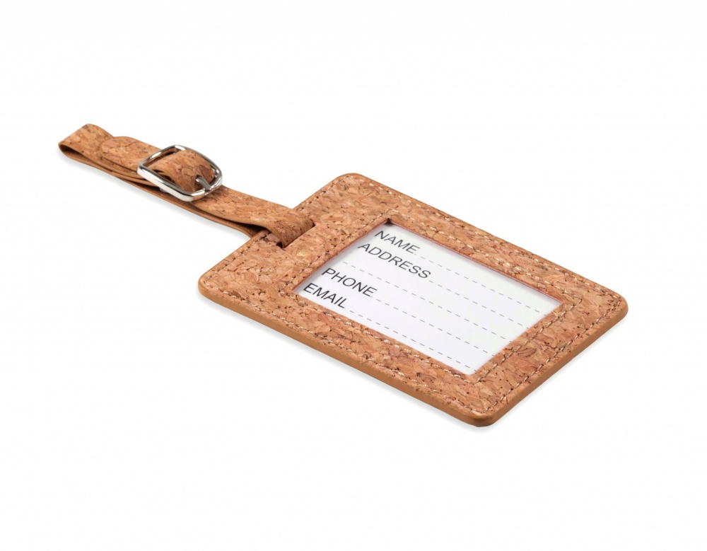 Logotrade business gifts photo of: Cork luggage tag