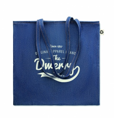 Logotrade promotional gift picture of: Recycled denim shopping bag