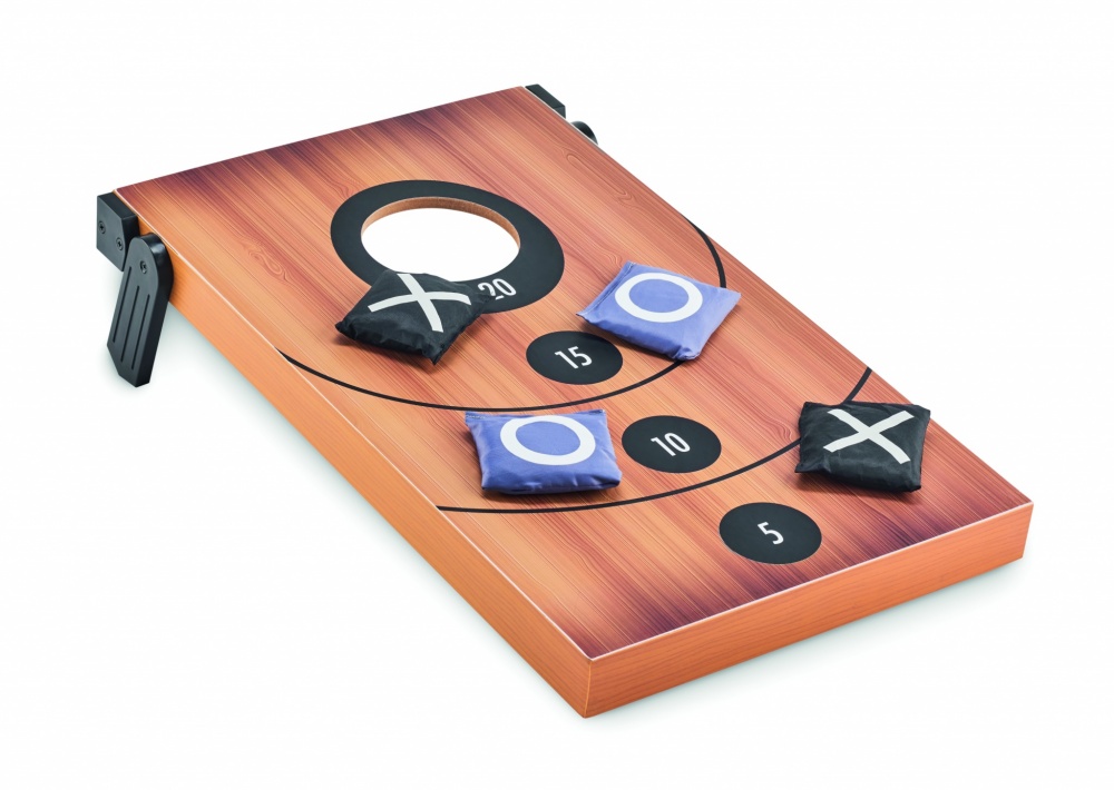 Logo trade promotional merchandise picture of: Double sided MDF game set