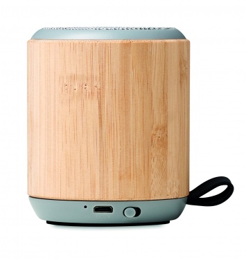 Logo trade promotional products image of: 5.3 wireless bamboo speaker