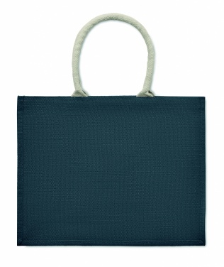 Logo trade promotional item photo of: Jute bag with cotton handle