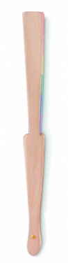 Logotrade business gifts photo of: Rainbow wooden hand fan