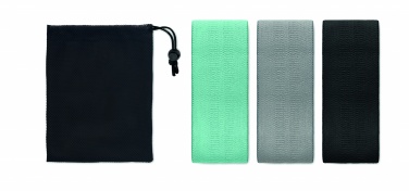 Logotrade business gift image of: Set of 3 fitness bands in pouch