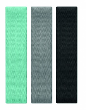 Logo trade promotional products picture of: Set of 3 fitness bands in pouch