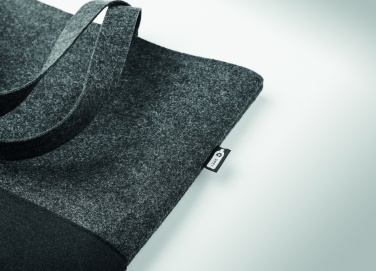 Logo trade promotional giveaways picture of: RPET felt shopping bag