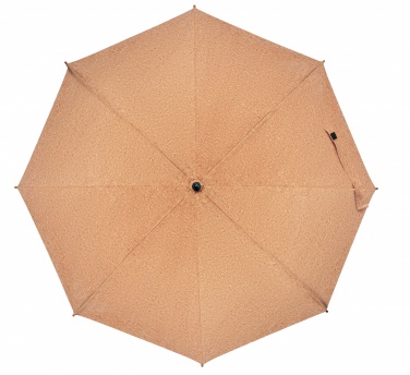 Logo trade promotional giveaways picture of: 25 inch cork umbrella