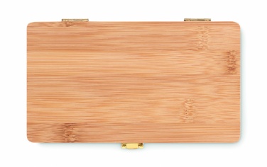 Logotrade promotional gift picture of: 21 pcs tool set in bamboo case