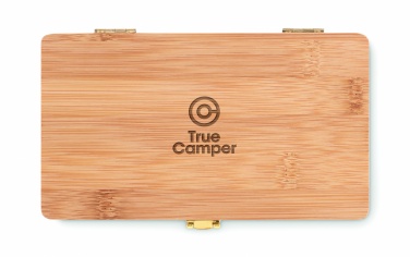 Logo trade advertising products picture of: 21 pcs tool set in bamboo case