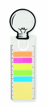 Logotrade promotional item image of: Seed paper bookmark w/memo pad