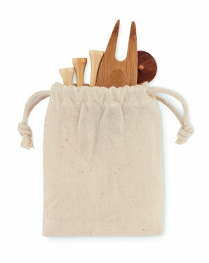 Logo trade business gifts image of: Golf accessories set in pouch