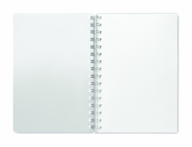 Logo trade promotional gifts image of: A5 RPET notebook recycled lined