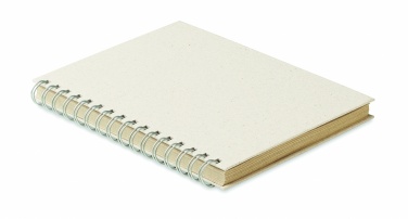 Logo trade corporate gift photo of: A5 grass notebook 80 lined