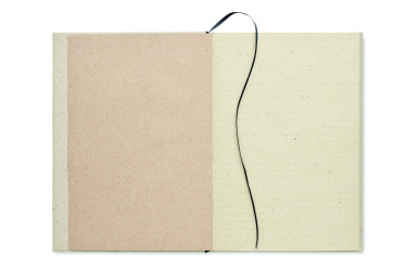 Logo trade promotional products picture of: A5 grass notebook 80 lined