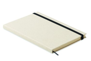 Logo trade promotional items image of: A5 grass notebook 80 lined