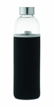 Logo trade promotional merchandise photo of: Glass bottle in pouch 750ml