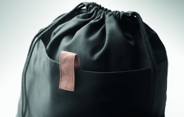 Logotrade promotional giveaway image of: Recycled cotton drawstring bag