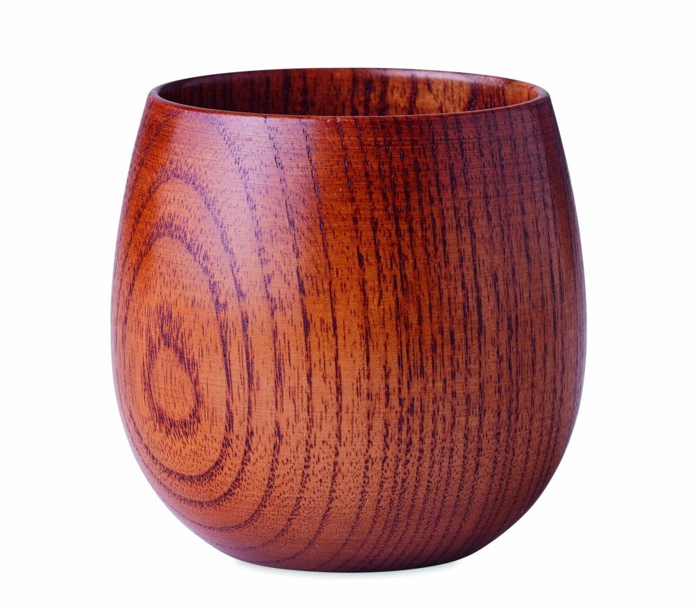 Logo trade promotional merchandise picture of: Oak wooden mug 250 ml