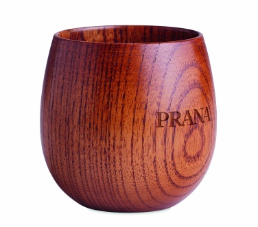 Logotrade promotional product picture of: Oak wooden mug 250 ml