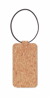 Logotrade promotional item image of: Cork luggage tag