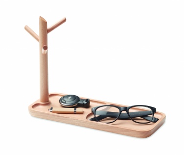 Logo trade promotional items image of: Wooden organizer tray