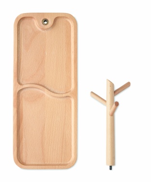 Logo trade promotional giveaways image of: Wooden organizer tray