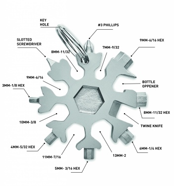 Logo trade promotional merchandise image of: Stainless steel multi-tool
