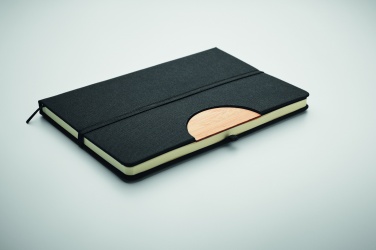 Logo trade promotional merchandise picture of: A5 RPET notebook 80 lined