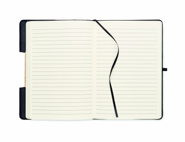 Logo trade advertising product photo of: A5 RPET notebook 80 lined