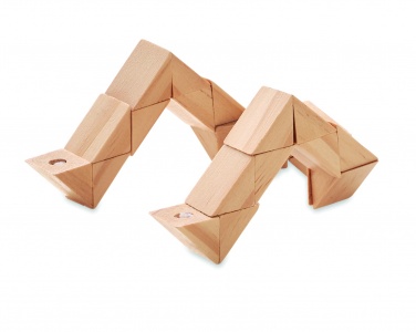 Logo trade business gift photo of: Wooden puzzle/brain teaser