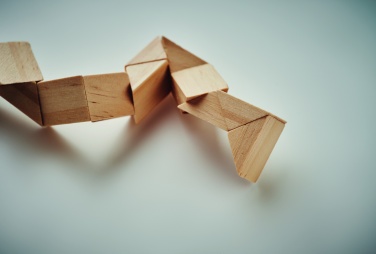 Logo trade promotional giveaway photo of: Wooden puzzle/brain teaser