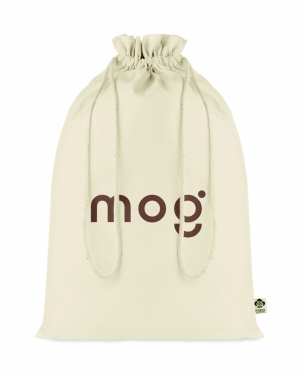 Logo trade promotional giveaways picture of: Large organic cotton gift bag