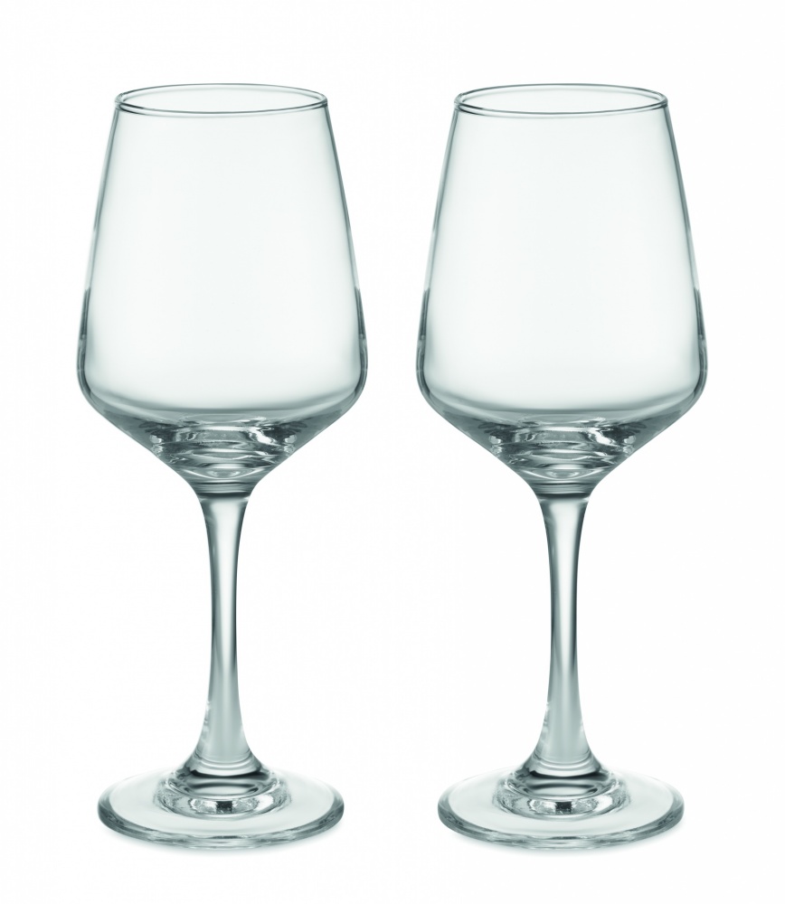 Logotrade corporate gift picture of: Set of 2 wine glasses
