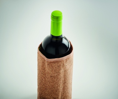 Logo trade promotional giveaways image of: Soft wine cooler in cork wrap