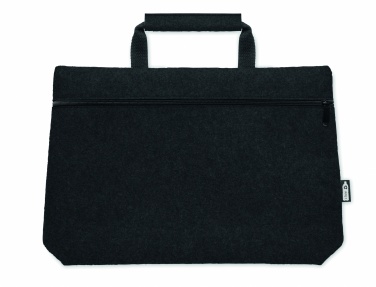 Logotrade promotional item picture of: RPET felt zippered laptop bag