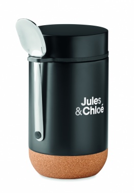 Logo trade promotional merchandise photo of: Double wall storage jar 400 ml