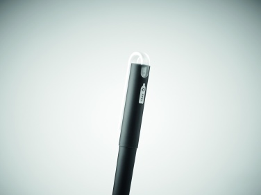 Logo trade promotional giveaway photo of: RPET blue gel ink ball pen