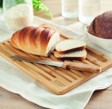Logo trade promotional item photo of: Bamboo cutting board set