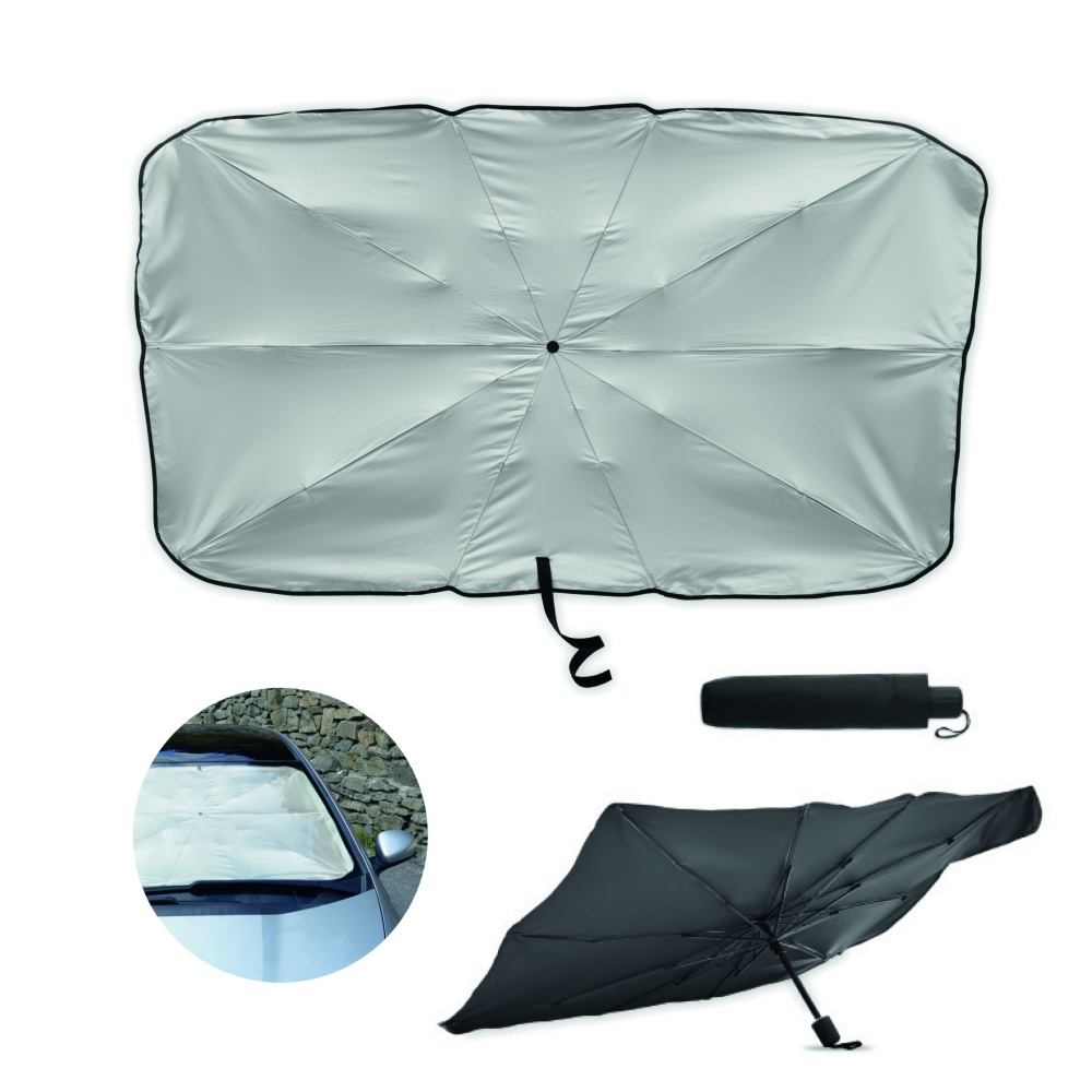 Logo trade promotional merchandise photo of: Car Sunvisor umbrella