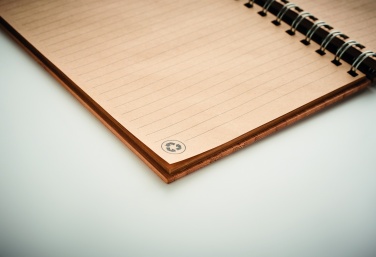 Logotrade business gift image of: A5 ring bound Bamboo notebook