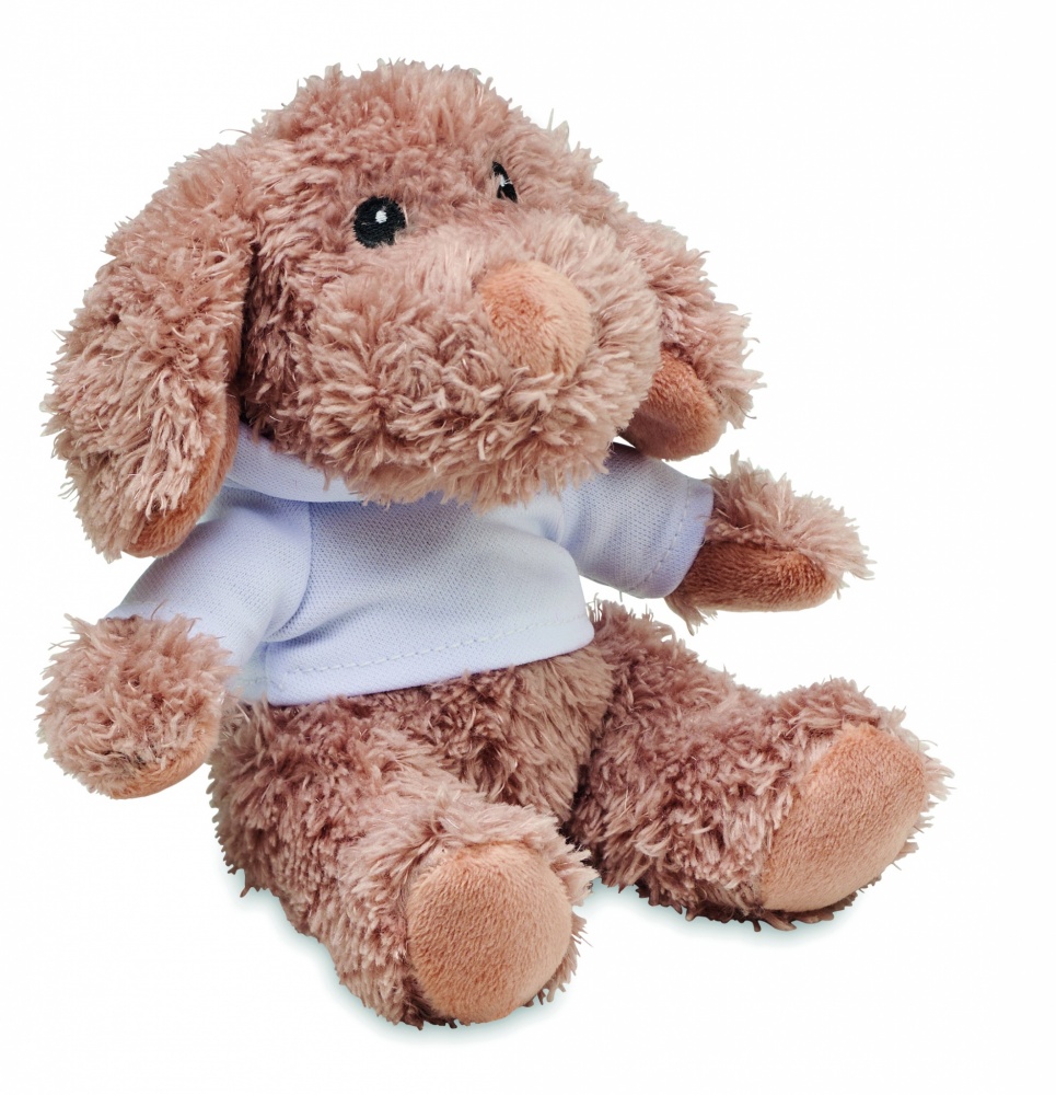 Logo trade promotional gift photo of: Dog plush wearing a hoodie