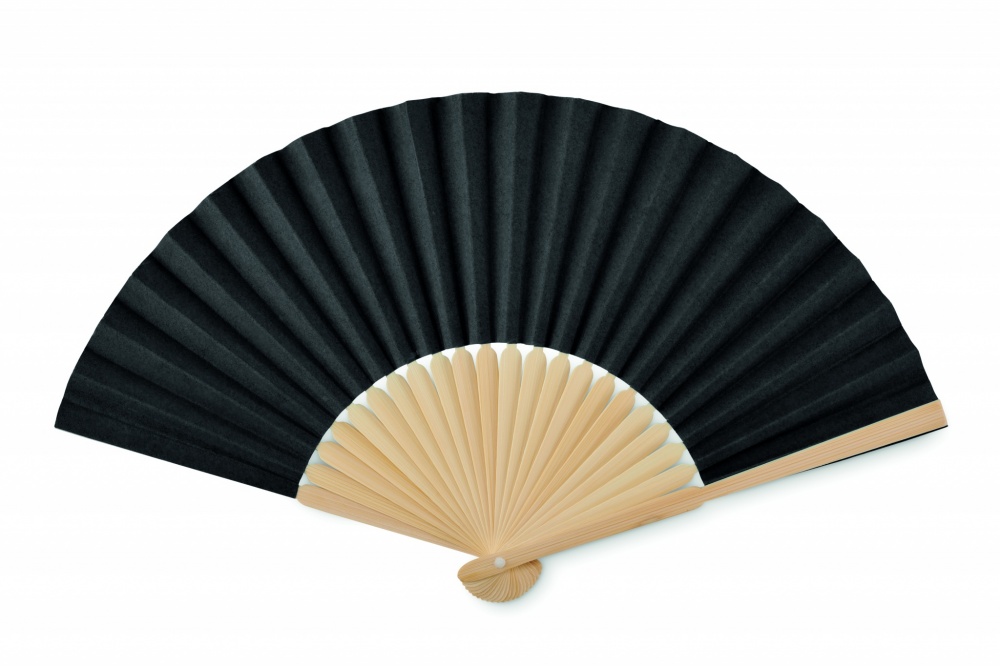 Logo trade promotional products picture of: Manual hand fan