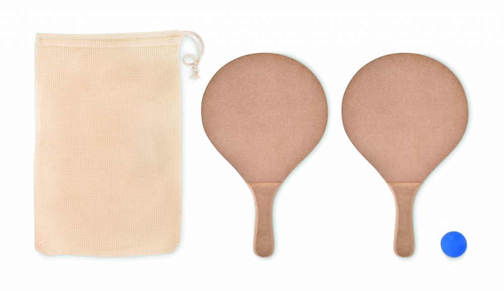 Logo trade promotional merchandise photo of: Beach tennis set