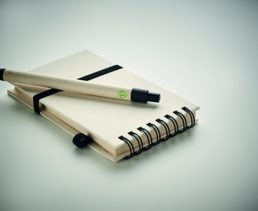 Logo trade promotional products picture of: A6 milk carton notebook set