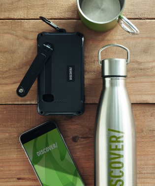 Logo trade promotional giveaway photo of: 8000 mAh solar dynamo charger