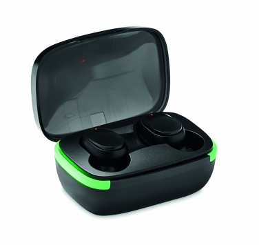Logo trade promotional products image of: TWS earbuds with charging case