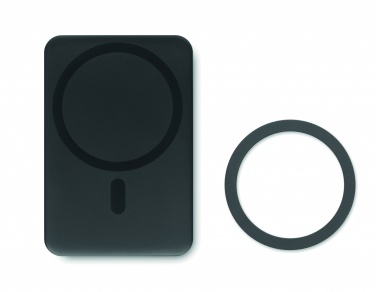 Logotrade promotional item image of: Magnetic wireless charger 15W powerbank 5000 mAh