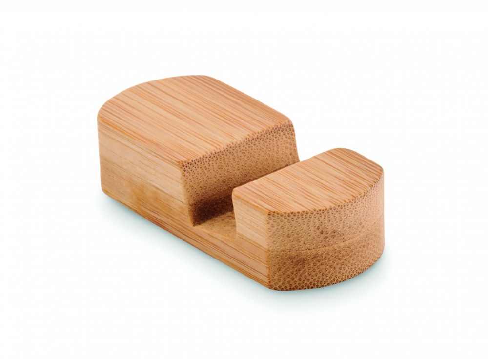 Logotrade promotional merchandise picture of: Mini bamboo phone stand